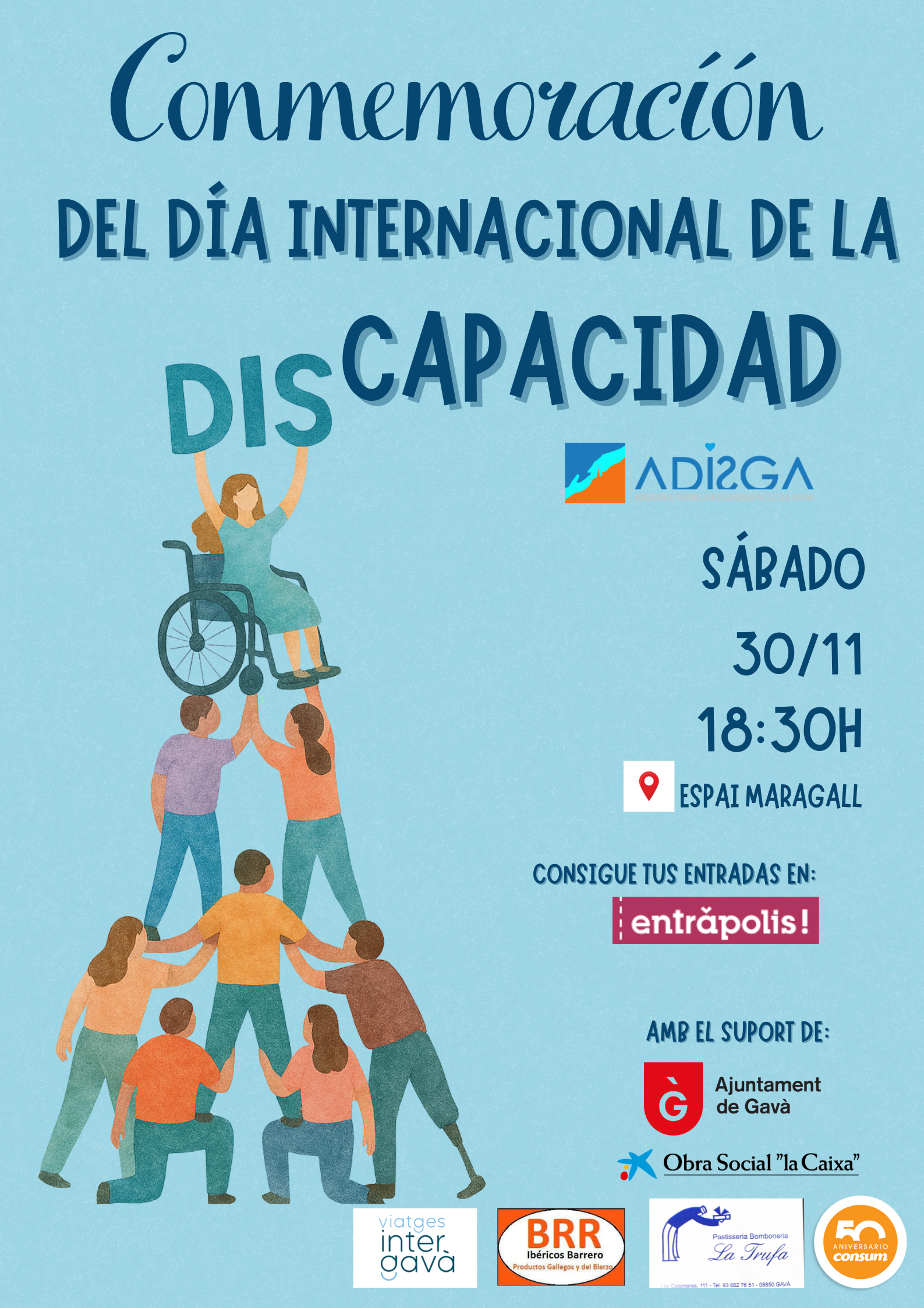 CONMEMORACIÓN DÍA INTERNACIONAL DE LA DISCAPACIDAD